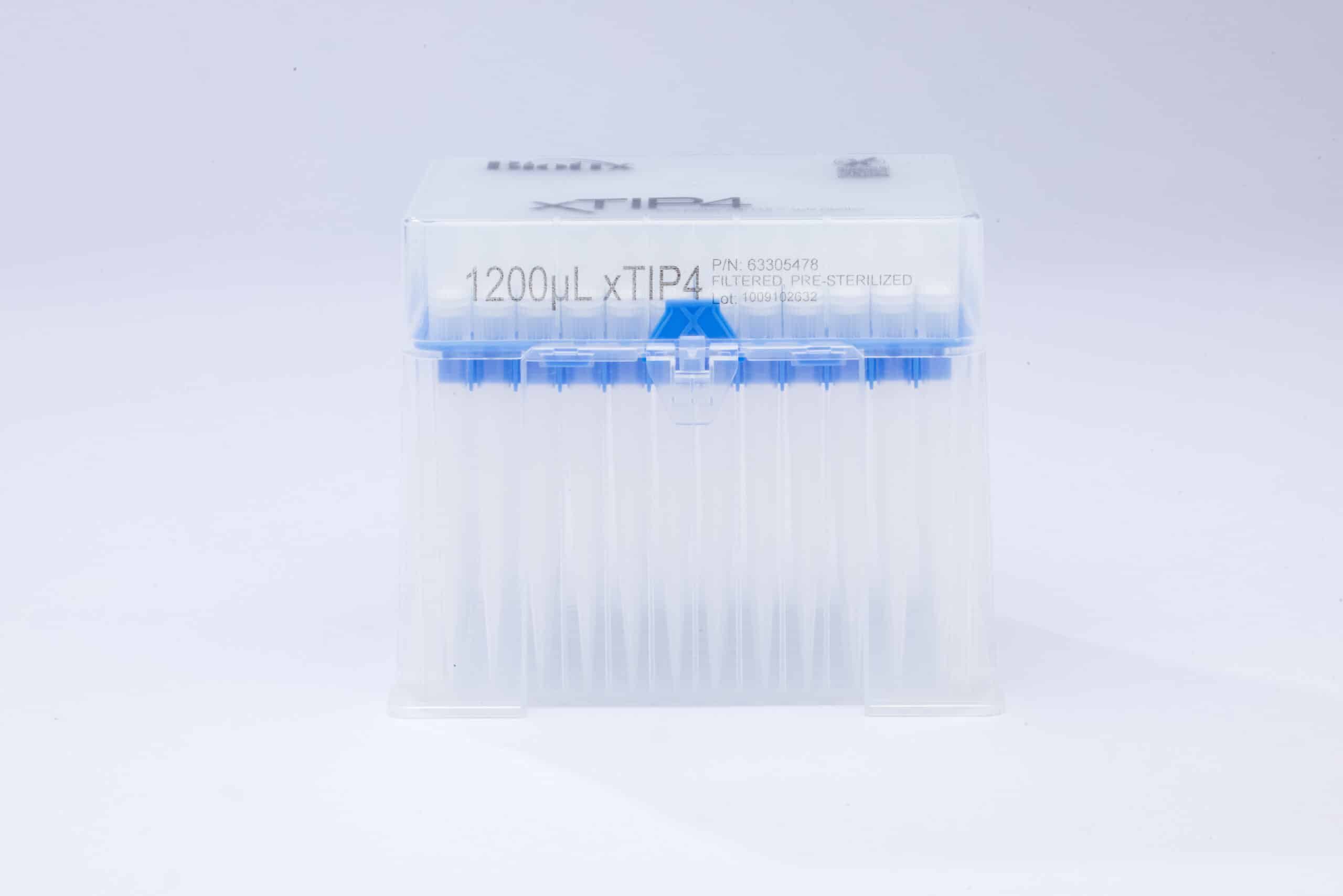 1200μL Racked  Non-Sterile  Pipette Tips – Pure Resin  xTIP Rainin LTS and xPIPETTE Compatable